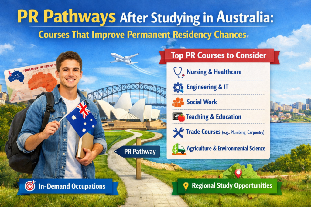 PR courses in Australia for Kerala students